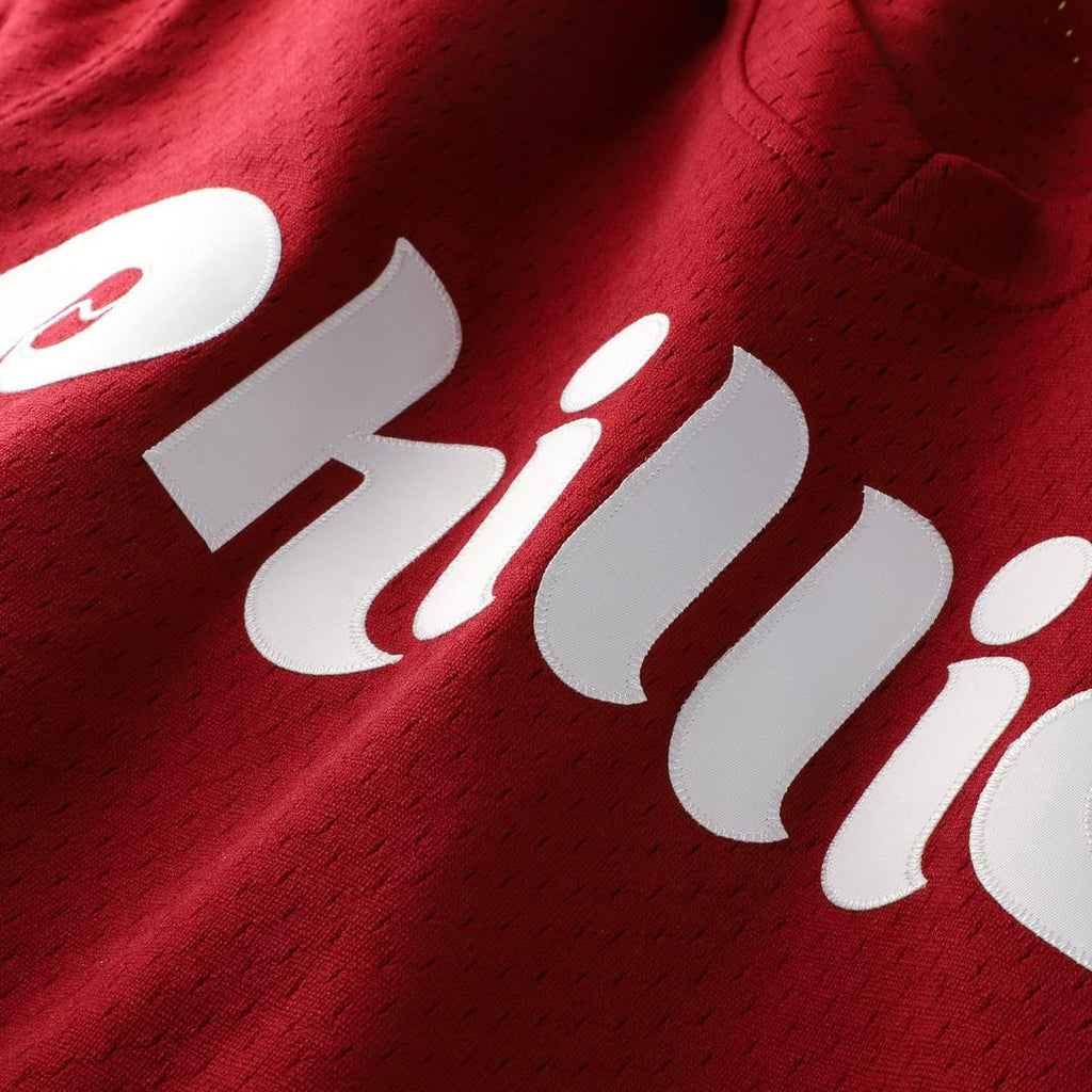 Men's Philadelphia Phillies Darren Daulton Scarlet Batting Practice Jersey