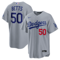 Men's Los Angeles Dodgers Mookie Betts Gray Stadium Jersey
