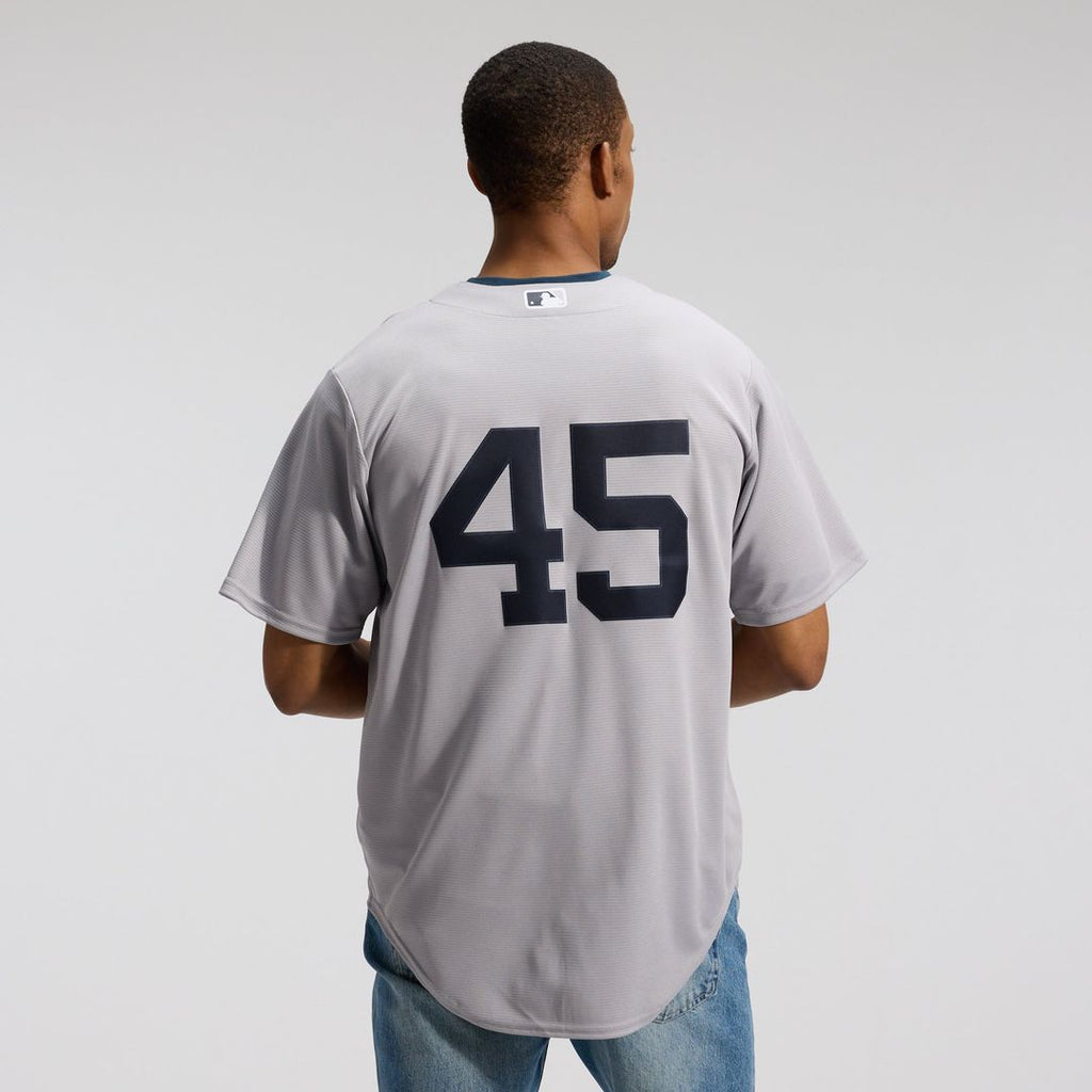 Men's New York Yankees Gerrit Cole Gray Road Replica Jersey