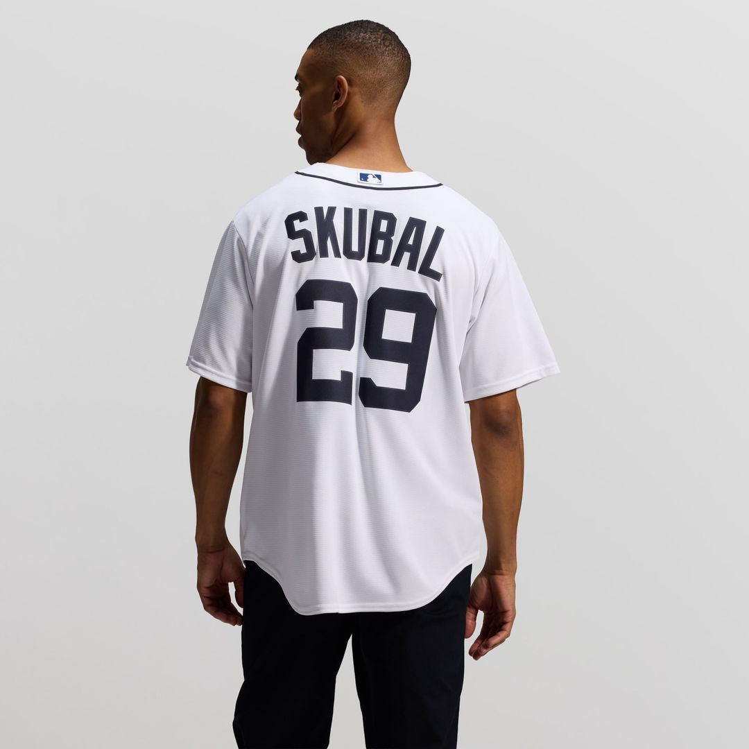 Men's Detroit Tigers Tarik Skubal White Home Player Jersey