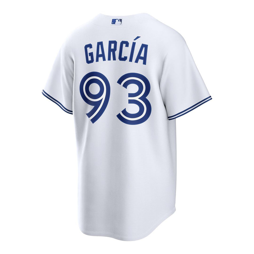 Men's Toronto Blue Jays Yimi García White Home Replica Jersey