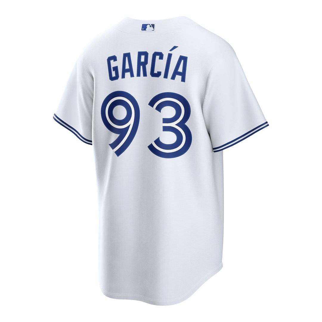 Men's Toronto Blue Jays Yimi García White Home Replica Jersey