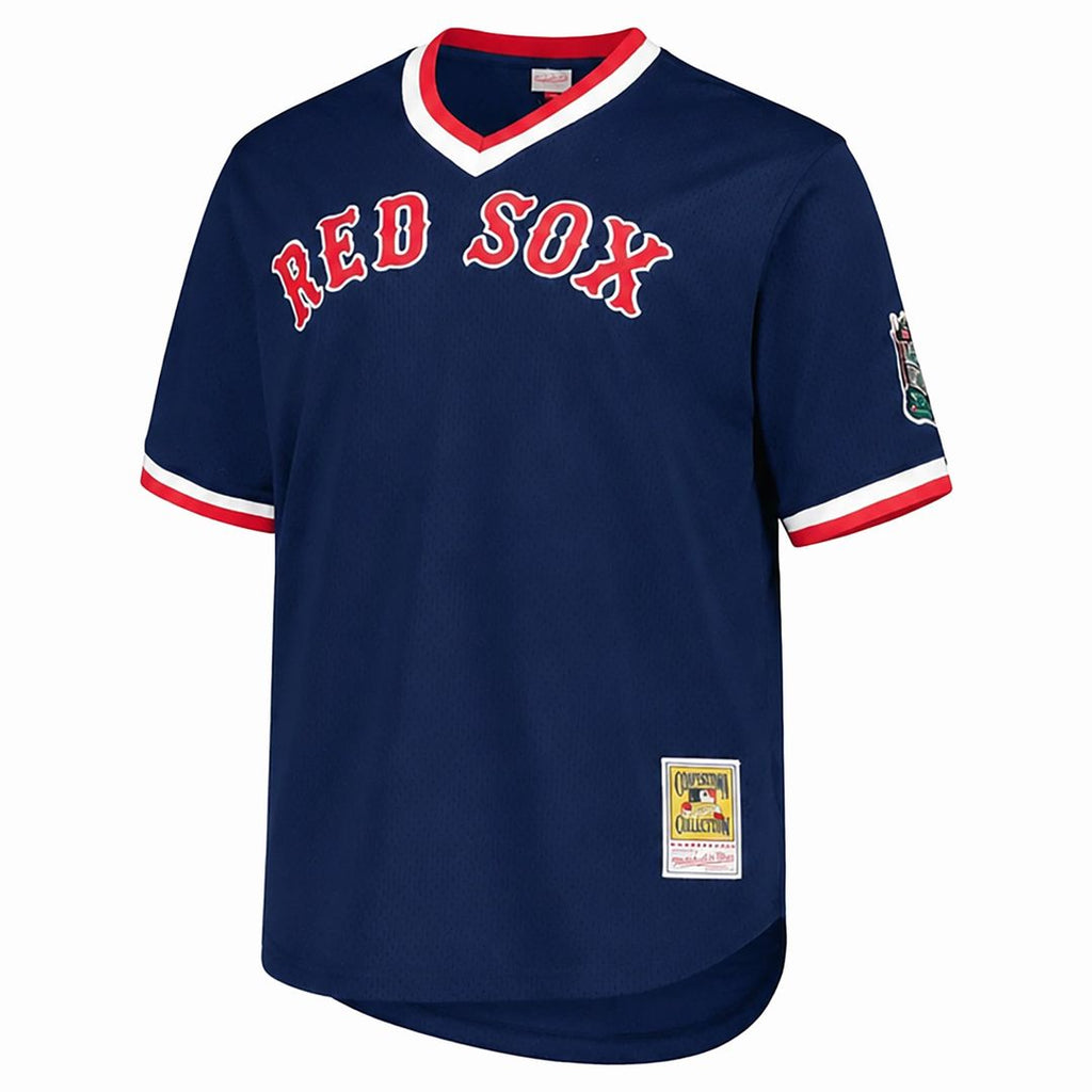 Men's Boston Red Sox Pedro Martinez Navy Big & Tall Mesh Batting Practice Jersey