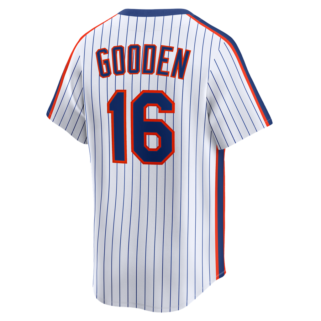 Men's New York Mets Dwight Gooden White Jersey