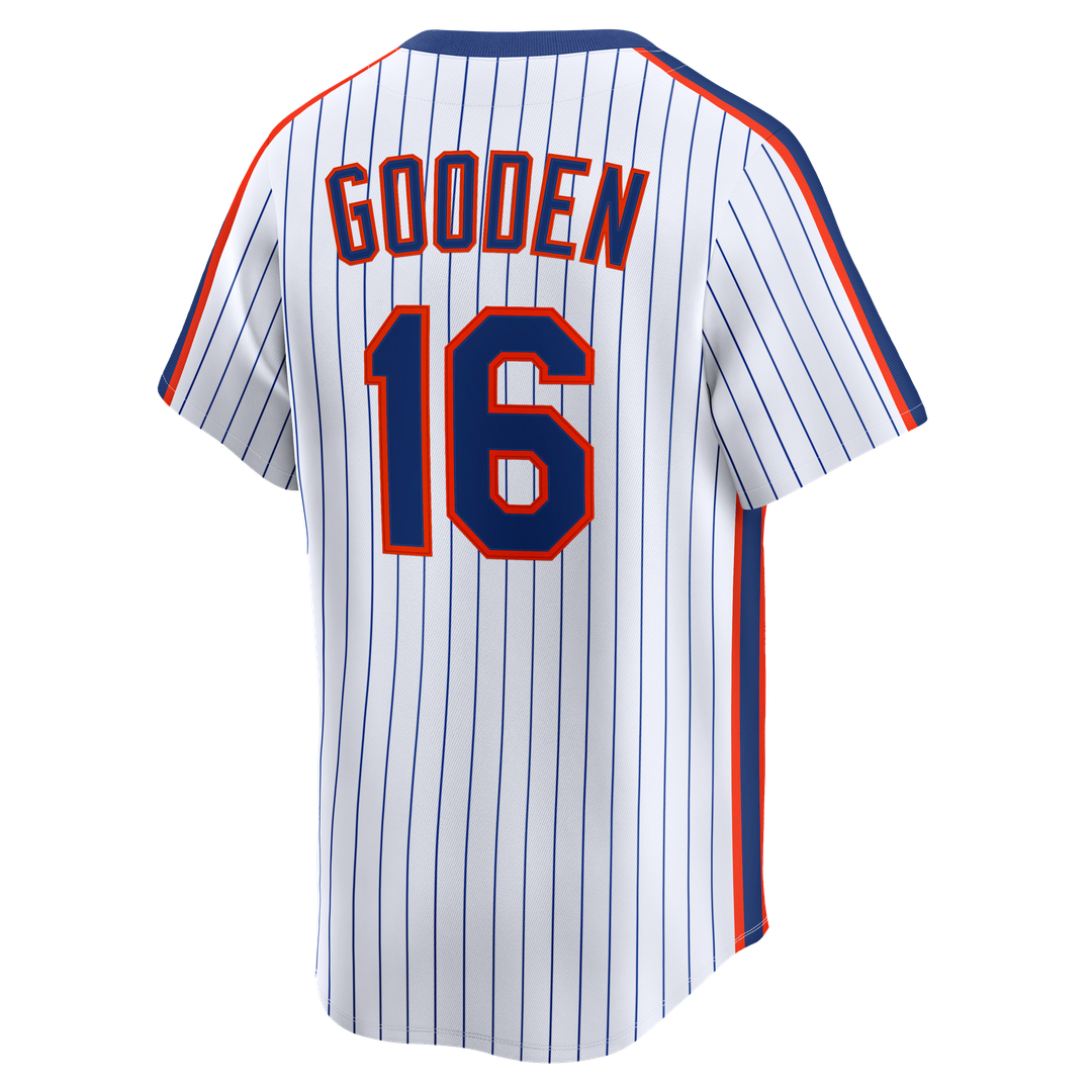 Men's New York Mets Dwight Gooden White Jersey