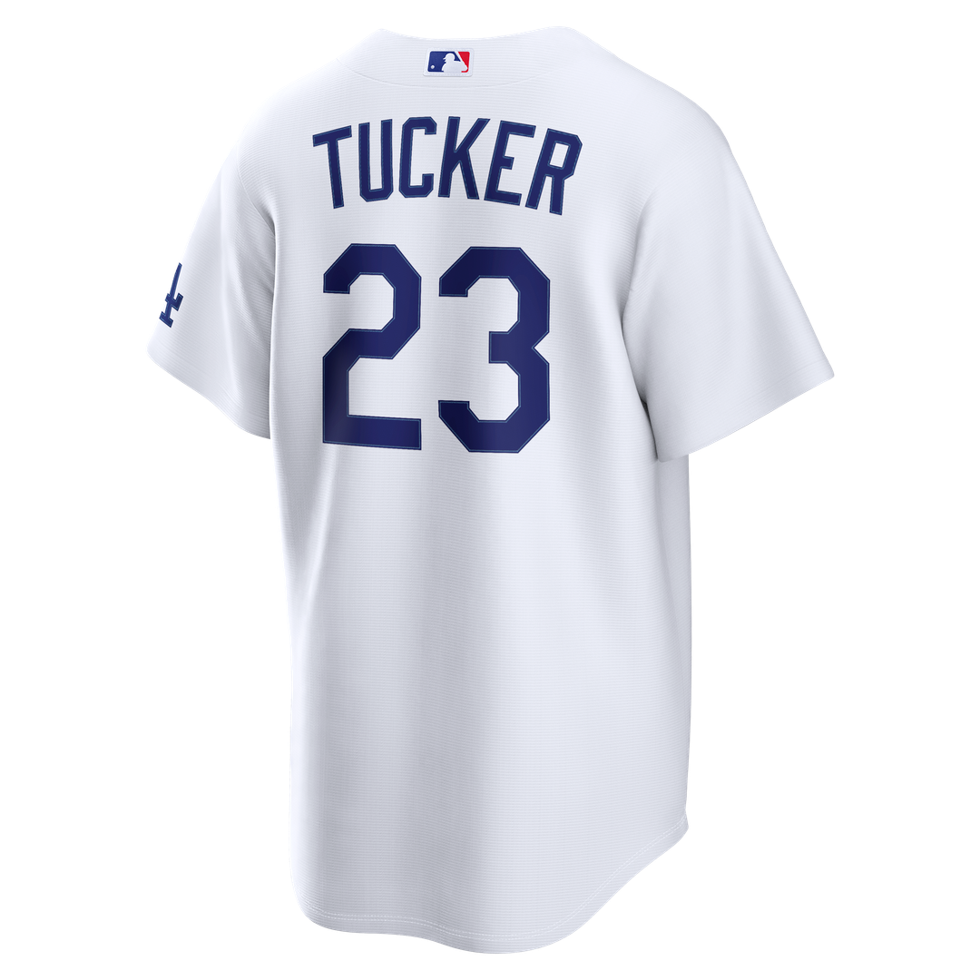 Men's Los Angeles Dodgers Kyle Tucker White Home Stadium Jersey