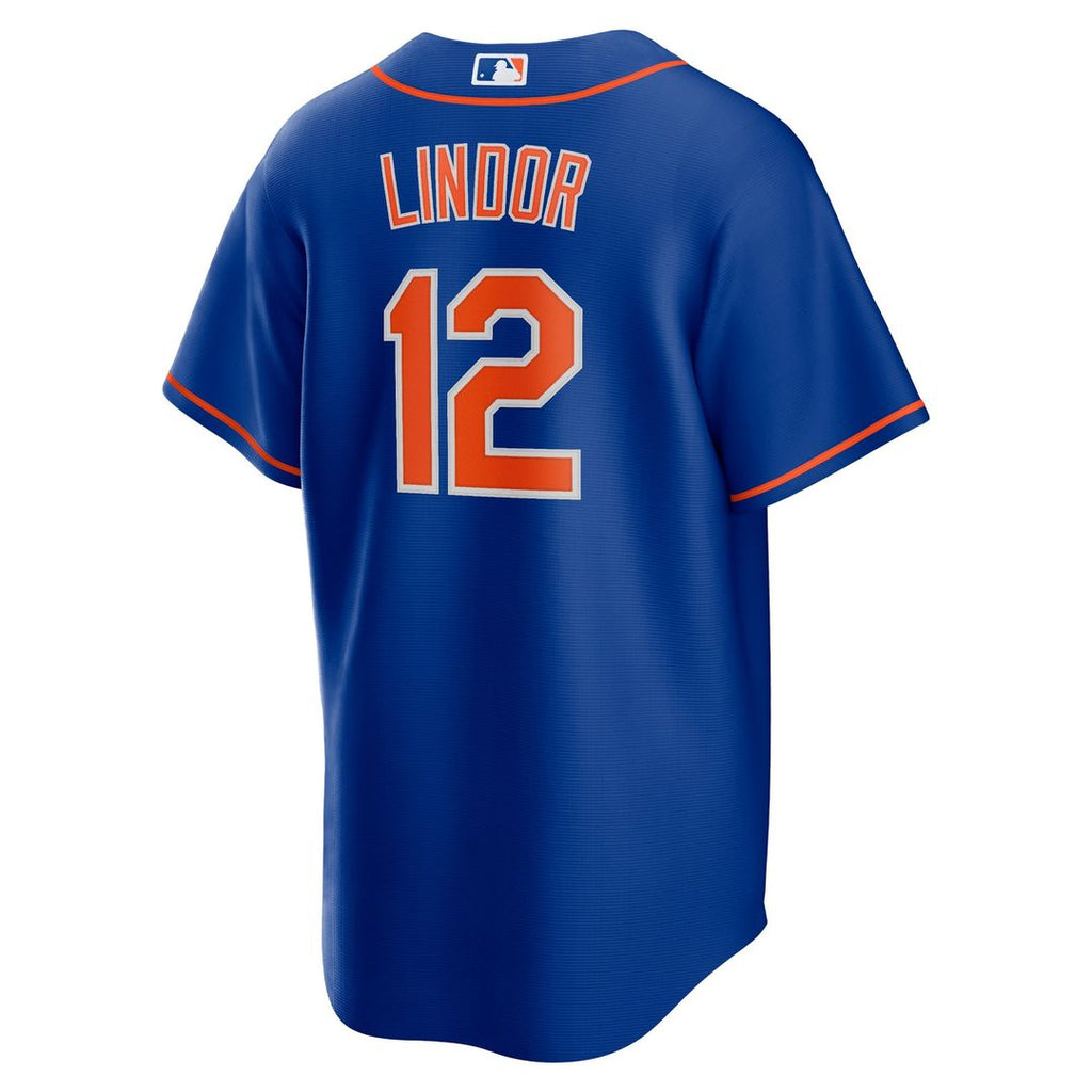 Men's New York Mets Francisco Lindor Royal Big & Tall Alternate Replica Player Jersey