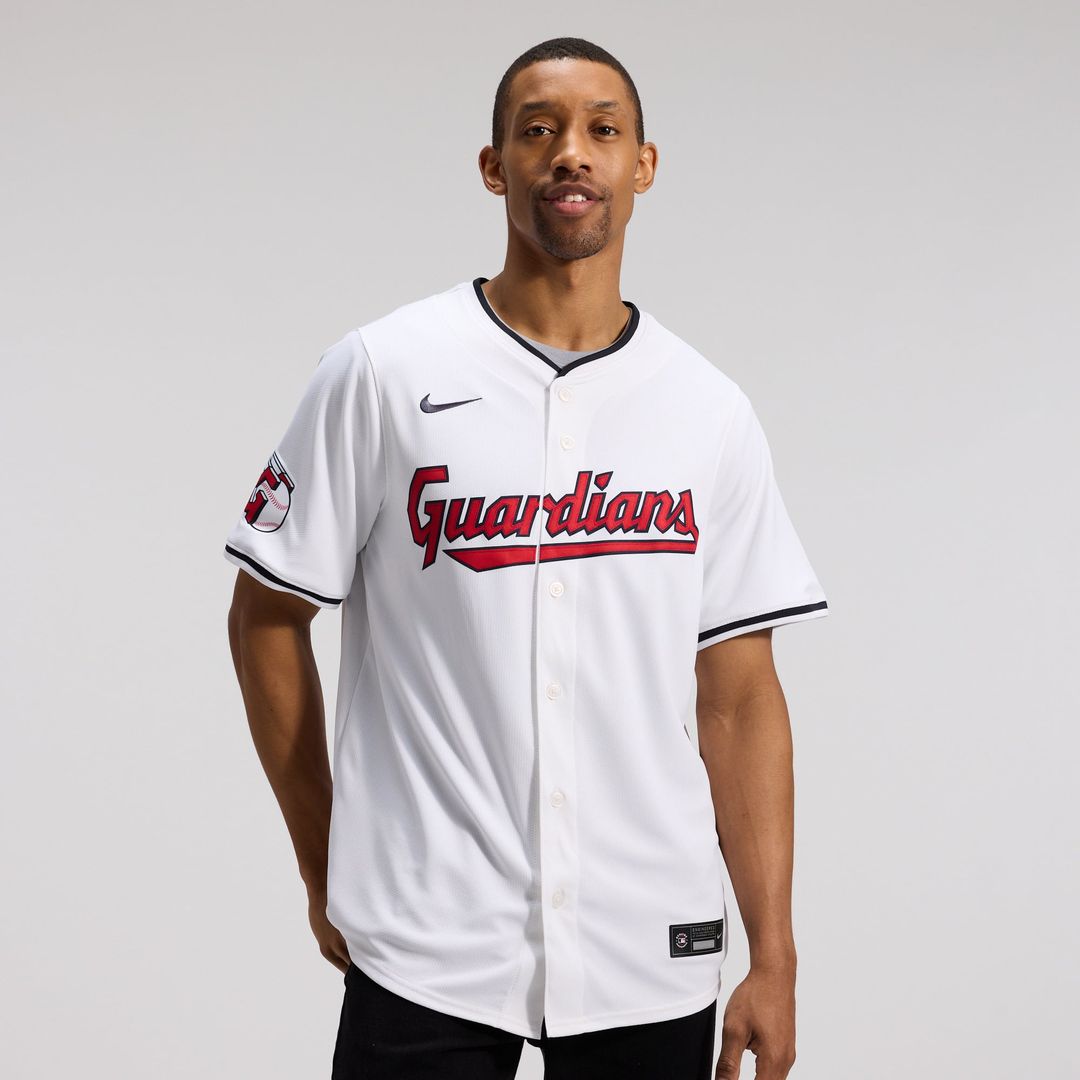 Men's Cleveland Guardians Jose Ramirez White Home Player Jersey