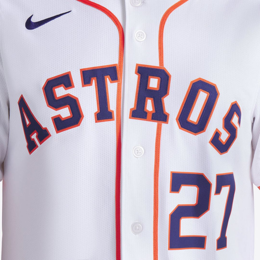 Men's Houston Astros Jose Altuve White Home Player Jersey