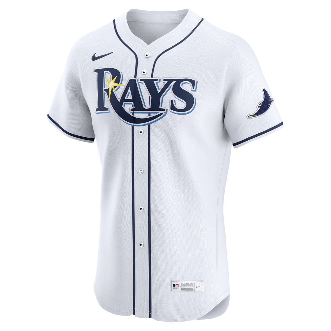 Men's Tampa Bay Rays White Home Elite Jersey