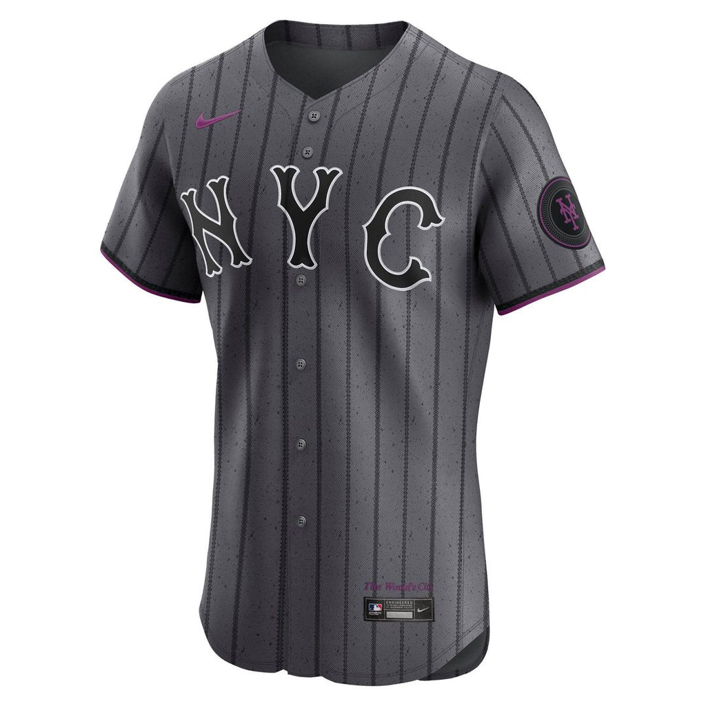 Men's New York Mets Juan Soto Gray City Connect Elite Jersey