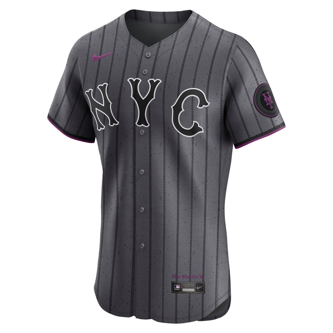 Men's New York Mets Juan Soto Gray City Connect Elite Jersey