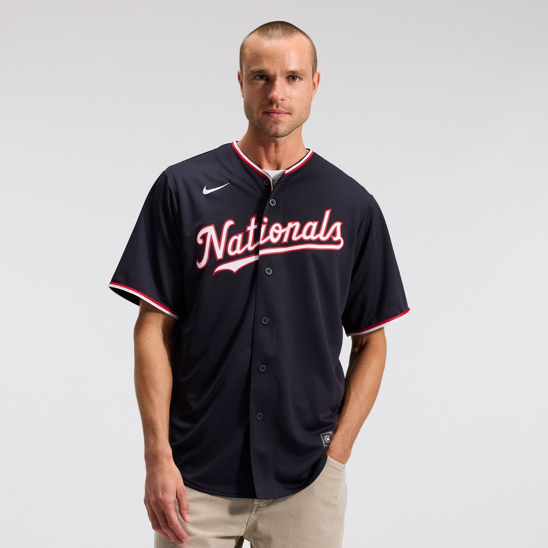 Men's Washington Nationals Dylan Crews Navy Alternate Replica Jersey