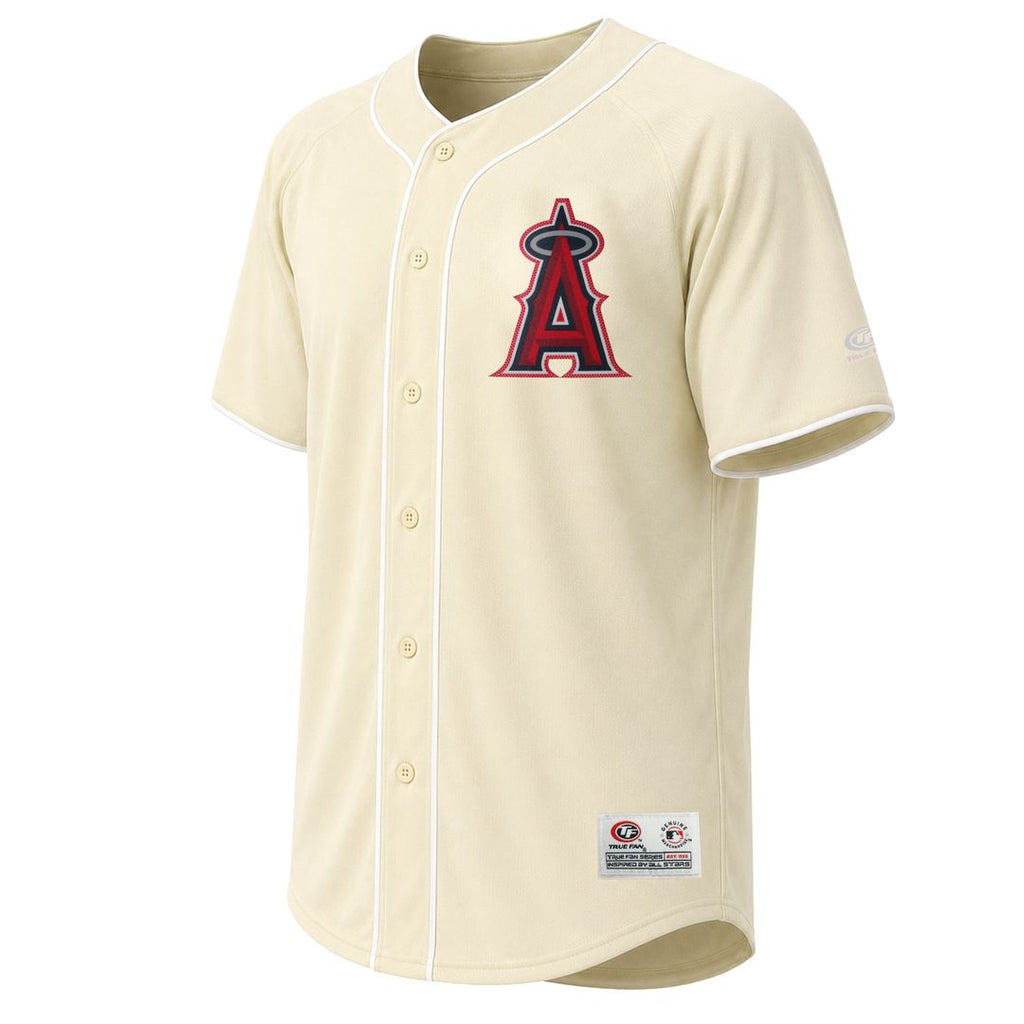 Men's Los Angeles Angels Cream Fashion Jersey