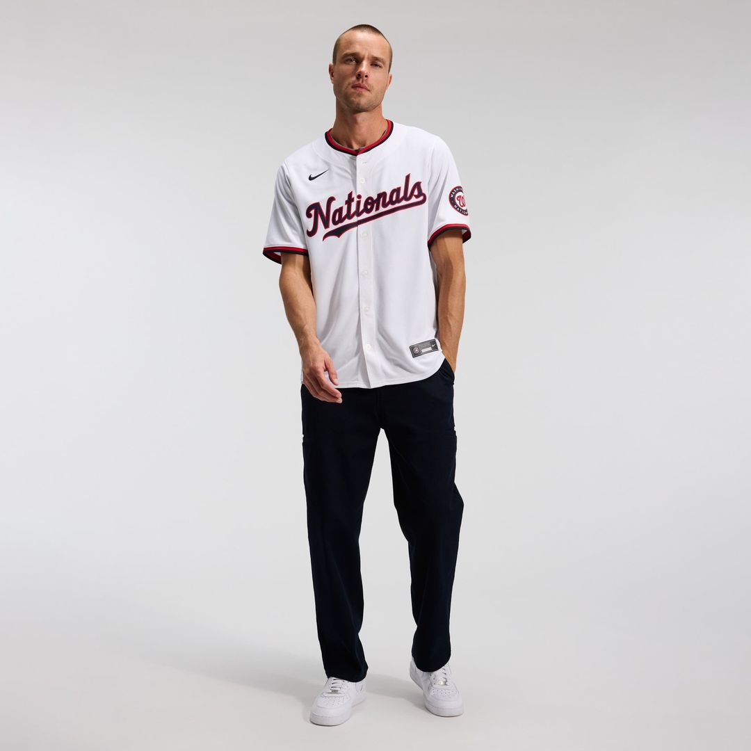 Men's Washington Nationals Dylan Crews White Home Player Jersey