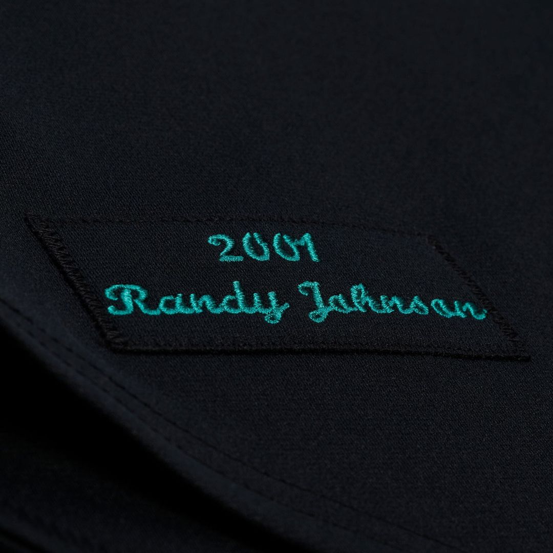 Men's Arizona Diamondbacks Randy Johnson Black 2001 Jersey