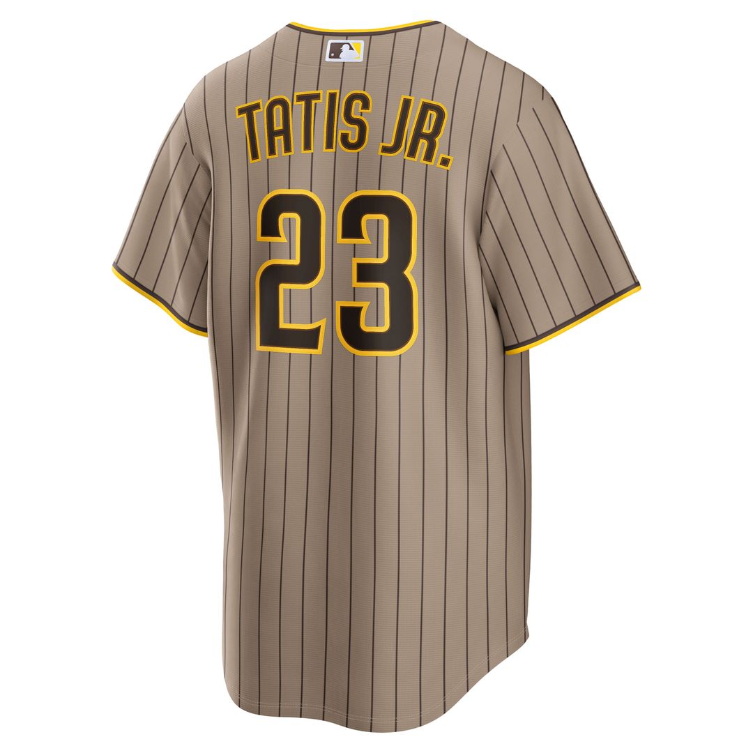 Men's San Diego Padres Fernando Tatis Jr. Sand Alternate Replica Jersey