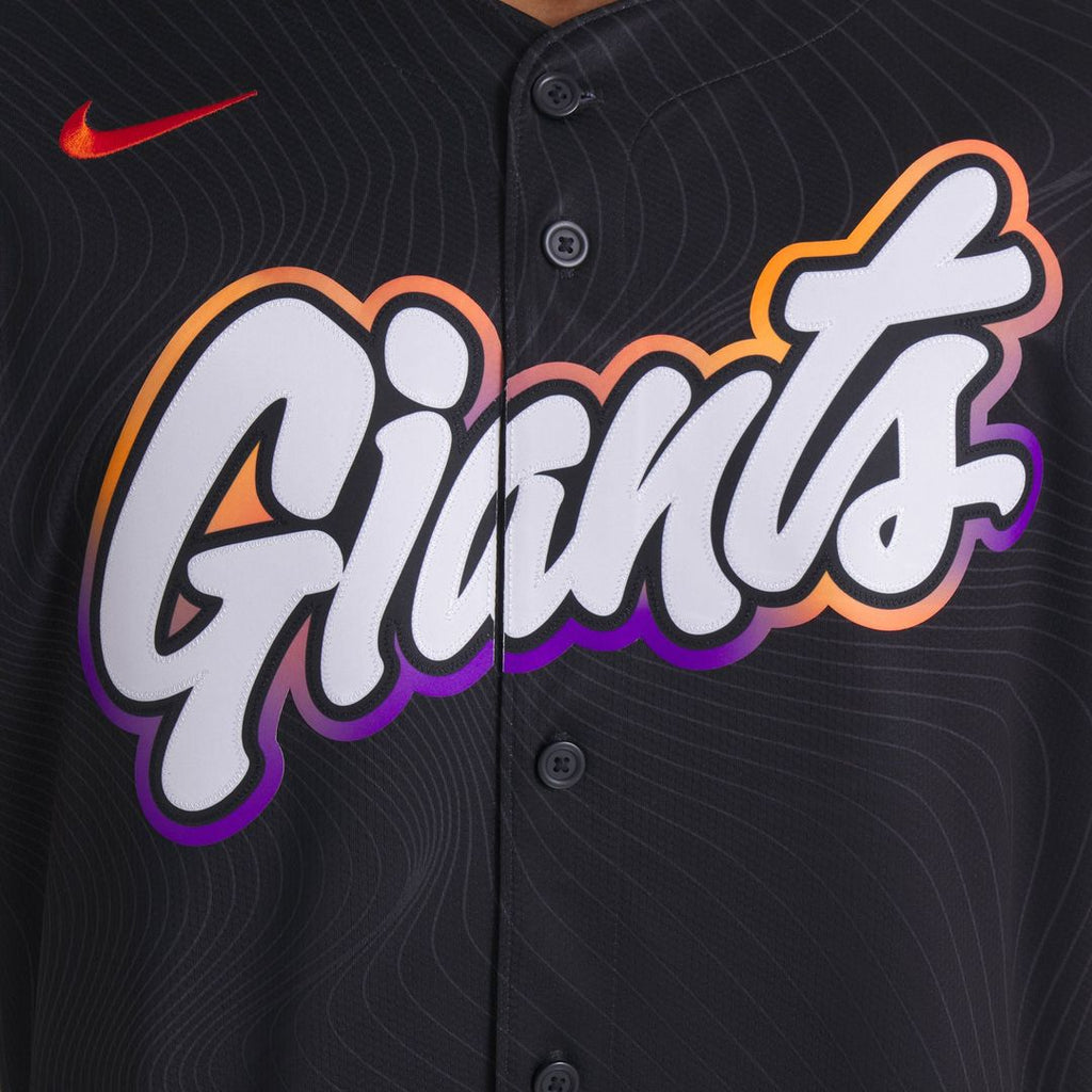 Men's San Francisco Giants Anthracite 2025 City Connect Jersey
