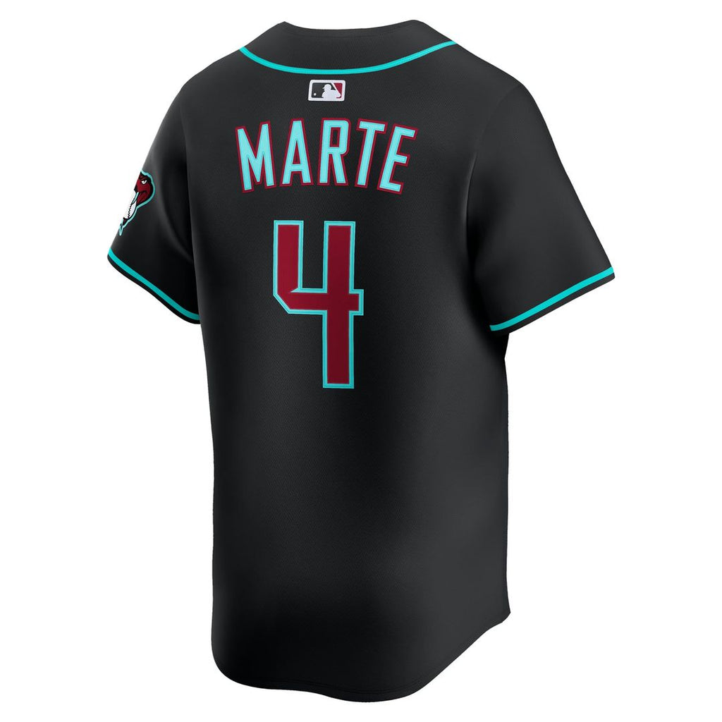 Men's Arizona Diamondbacks Ketel Marte Black Alternate Jersey