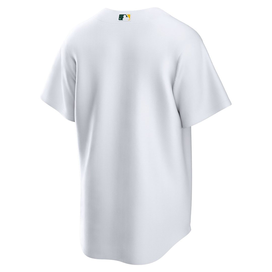 Men's Athletics White Home Blank Replica Jersey