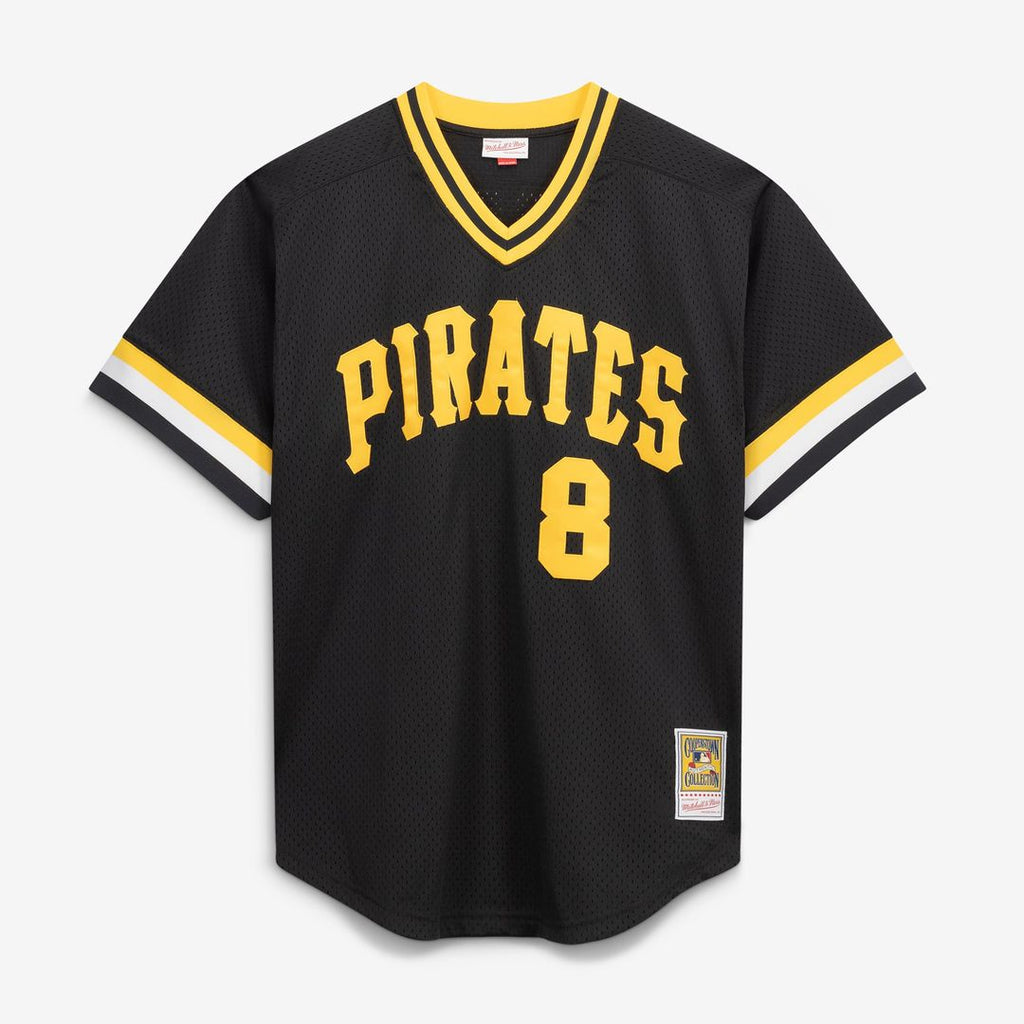 Men's Pittsburgh Pirates Willie Stargell Black Big & Tall Mesh Batting Practice Jersey