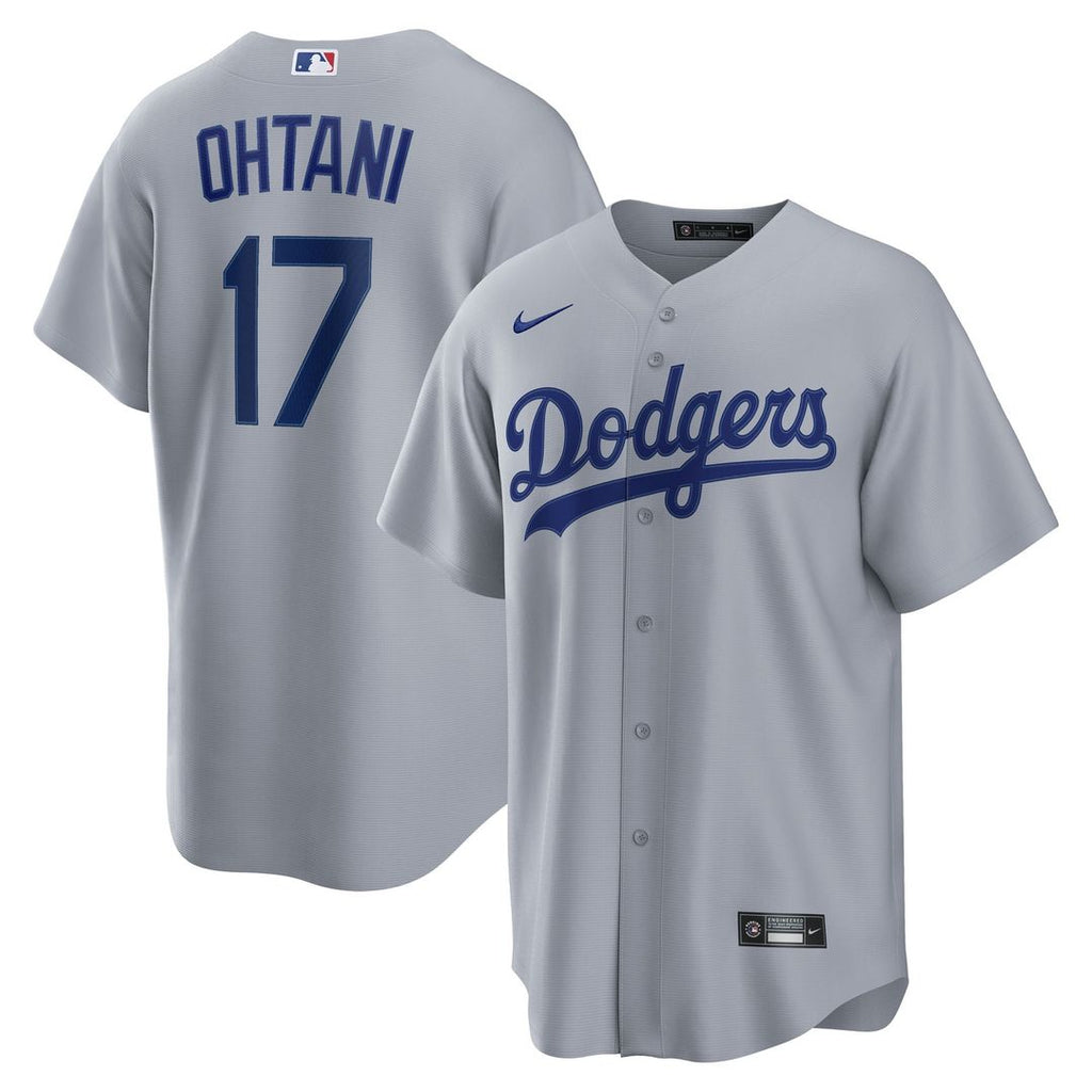 Men's Los Angeles Dodgers Shohei Ohtani Gray Road Replica Jersey