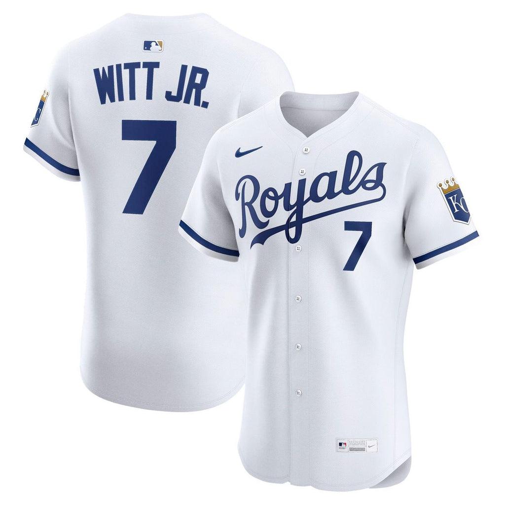 Men's Kansas City Royals Bobby Witt Jr. Royal Alternate 2 Elite Player Jersey