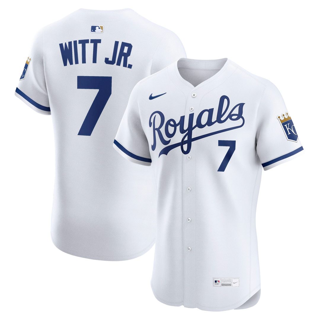 Men's Kansas City Royals Bobby Witt Jr. Royal Alternate 2 Elite Player Jersey