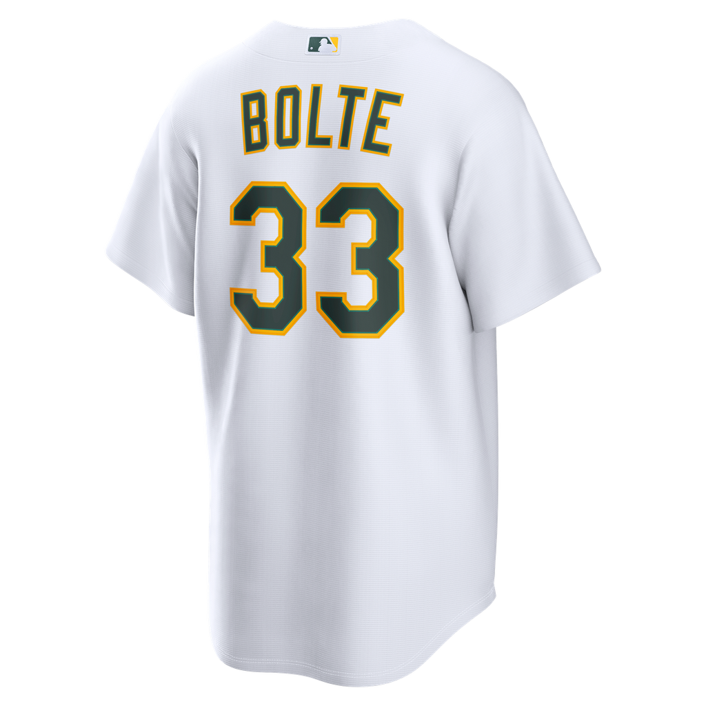 Men's Athletics Henry Bolte White Home Replica Jersey