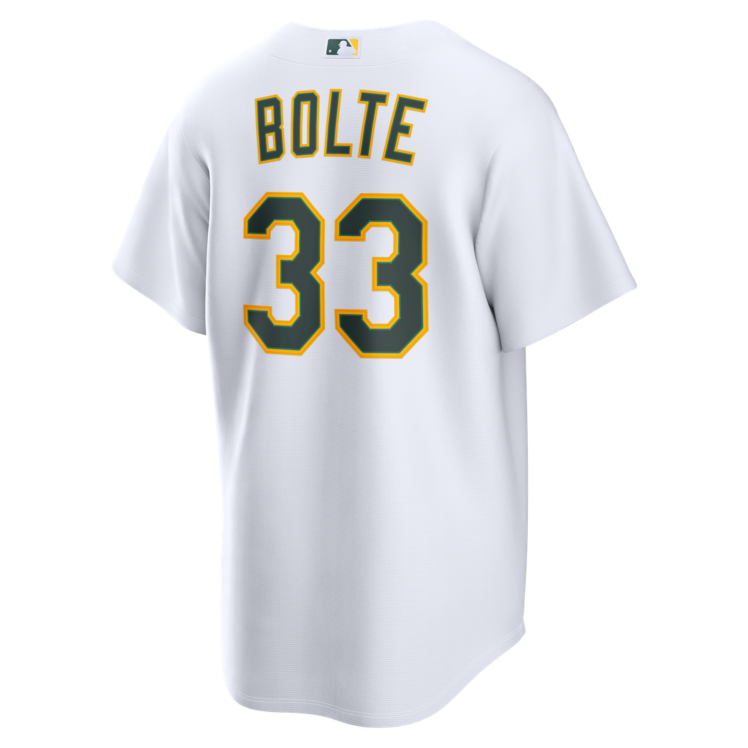 Men's Athletics Henry Bolte White Home Replica Jersey