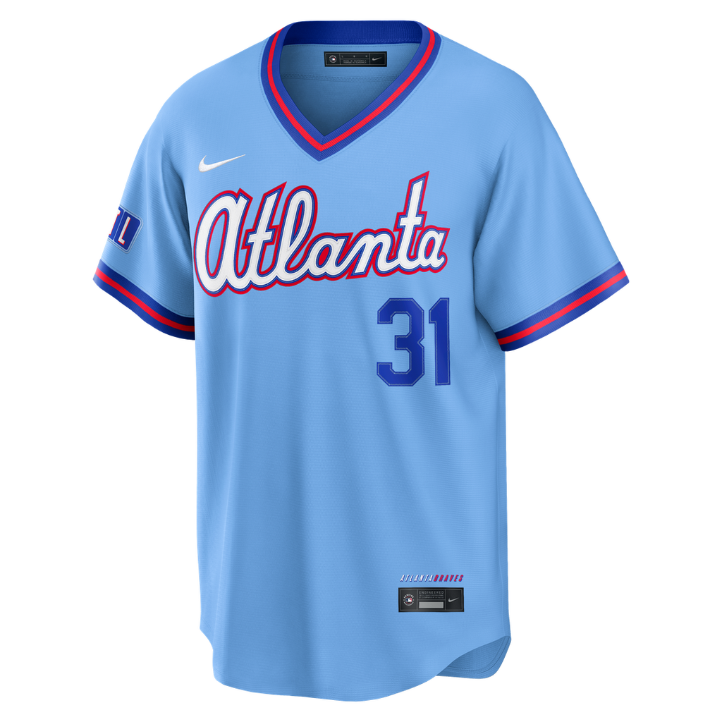Men's Atlanta Braves Greg Maddux Powder Blue 2026 City Connect Stadium Jersey