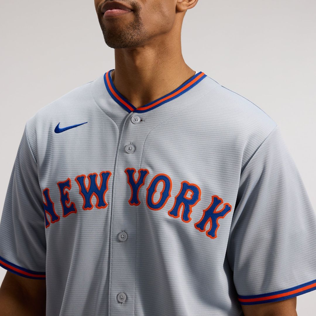 Men's New York Mets Juan Soto Gray Road Replica Jersey