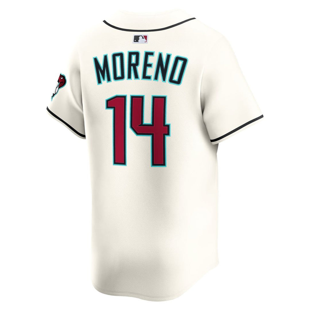 Men's Arizona Diamondbacks Gabriel Moreno Cream Home Player Jersey
