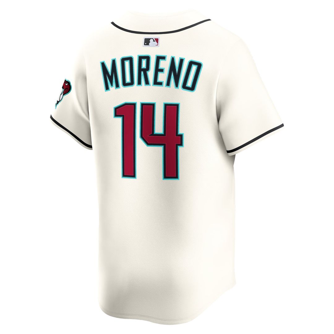 Men's Arizona Diamondbacks Gabriel Moreno Cream Home Player Jersey