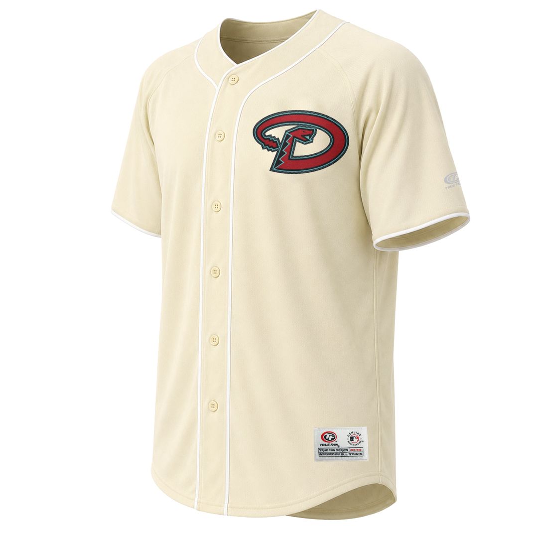 Men's Arizona Diamondbacks Cream Fashion Jersey