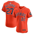 Men's Houston Astros Jose Altuve Orange Alternate Elite Player Jersey