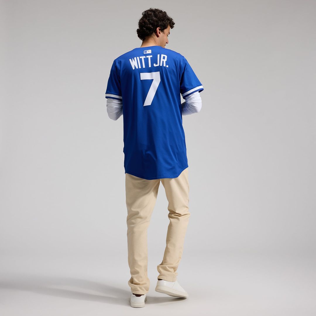 Men's Kansas City Royals Bobby Witt Jr. Royal Alternate 2 Elite Player Jersey