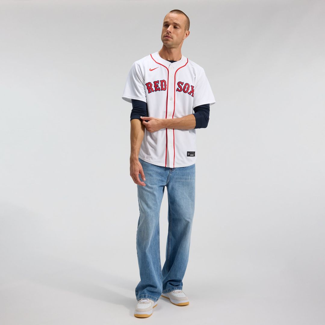 Men's Boston Red Sox White Home Jersey