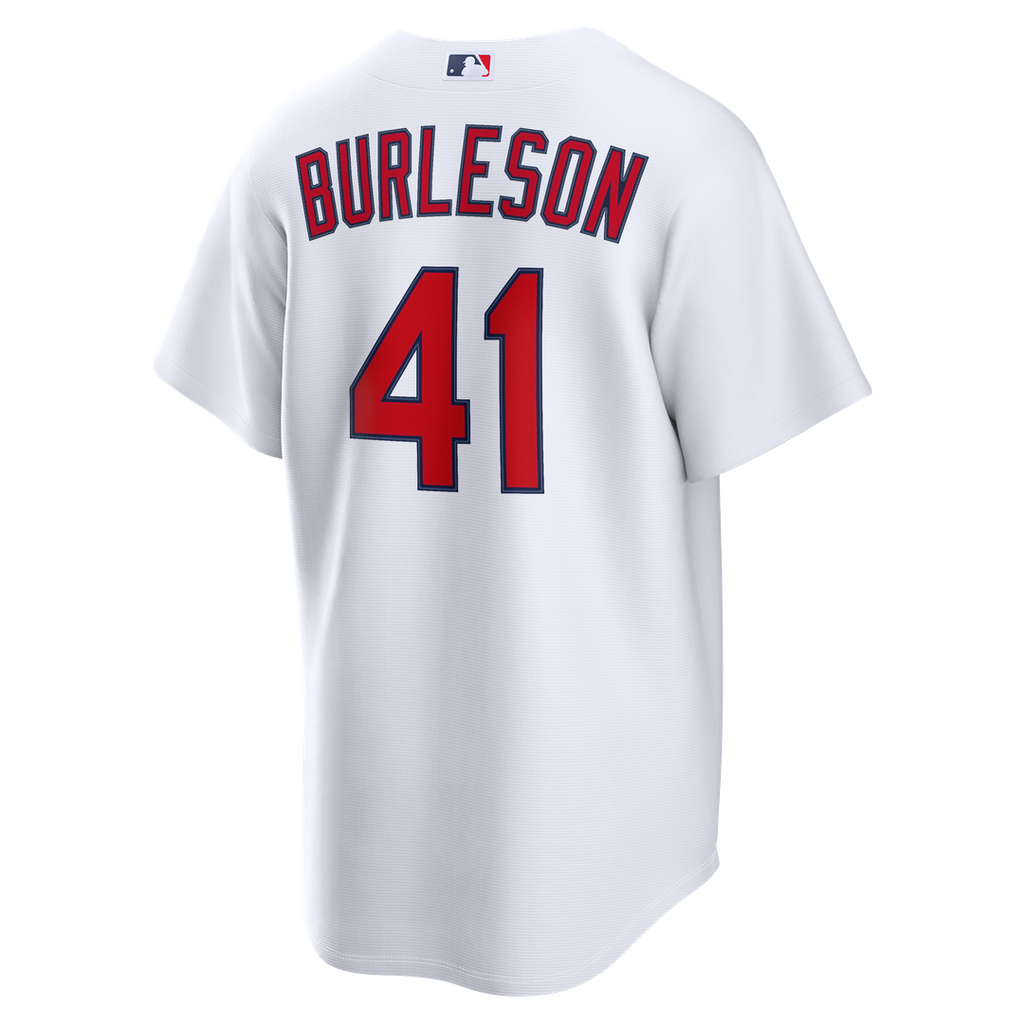 Men's St. Louis Cardinals Alec Burleson White Home Replica Jersey
