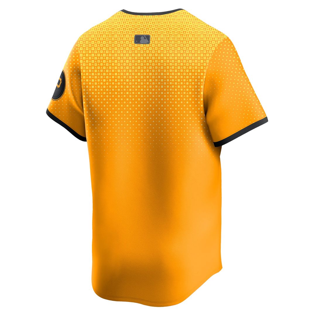 Men's Pittsburgh Pirates Gold City Connect Jersey