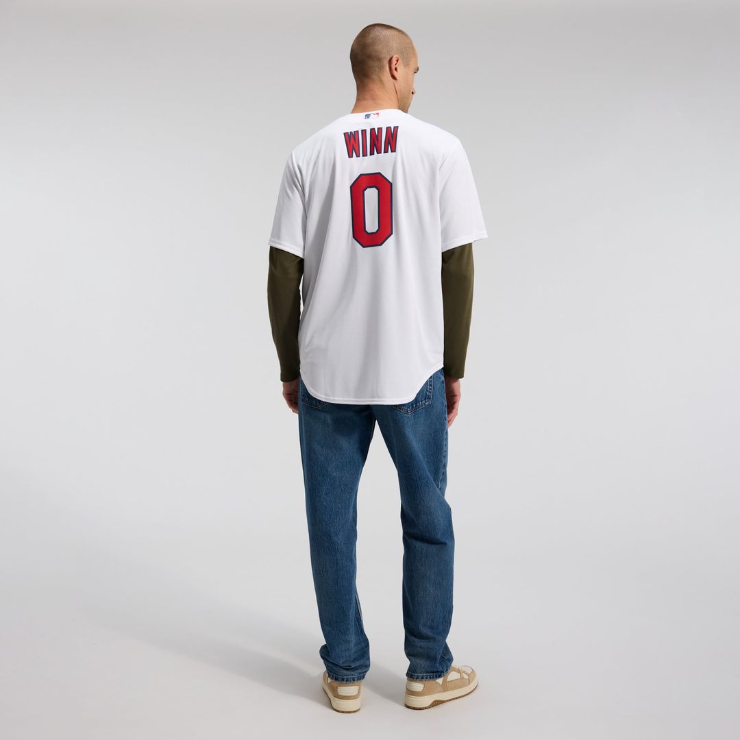 Men's St. Louis Cardinals Masyn Winn White Home Replica Jersey