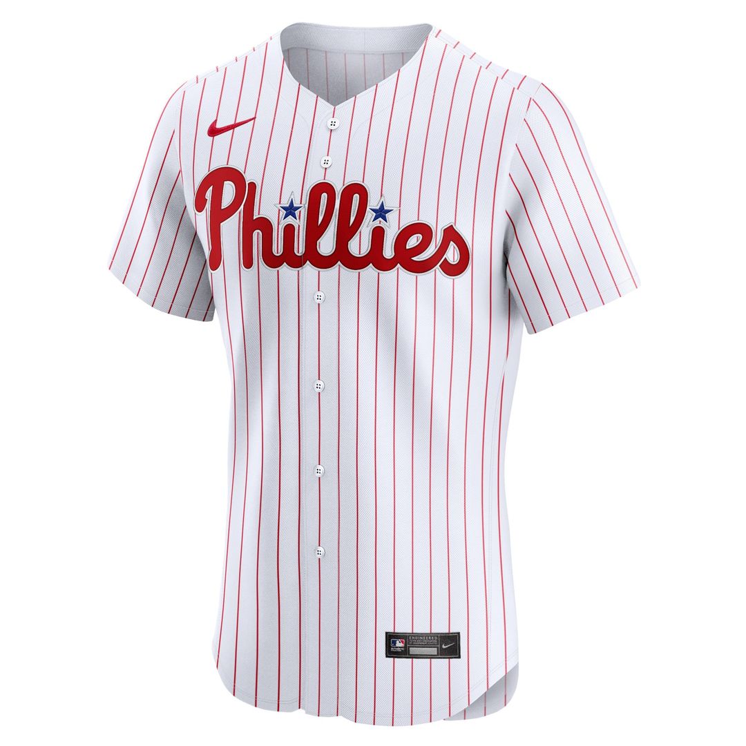 Men's Philadelphia Phillies White Home Elite Jersey