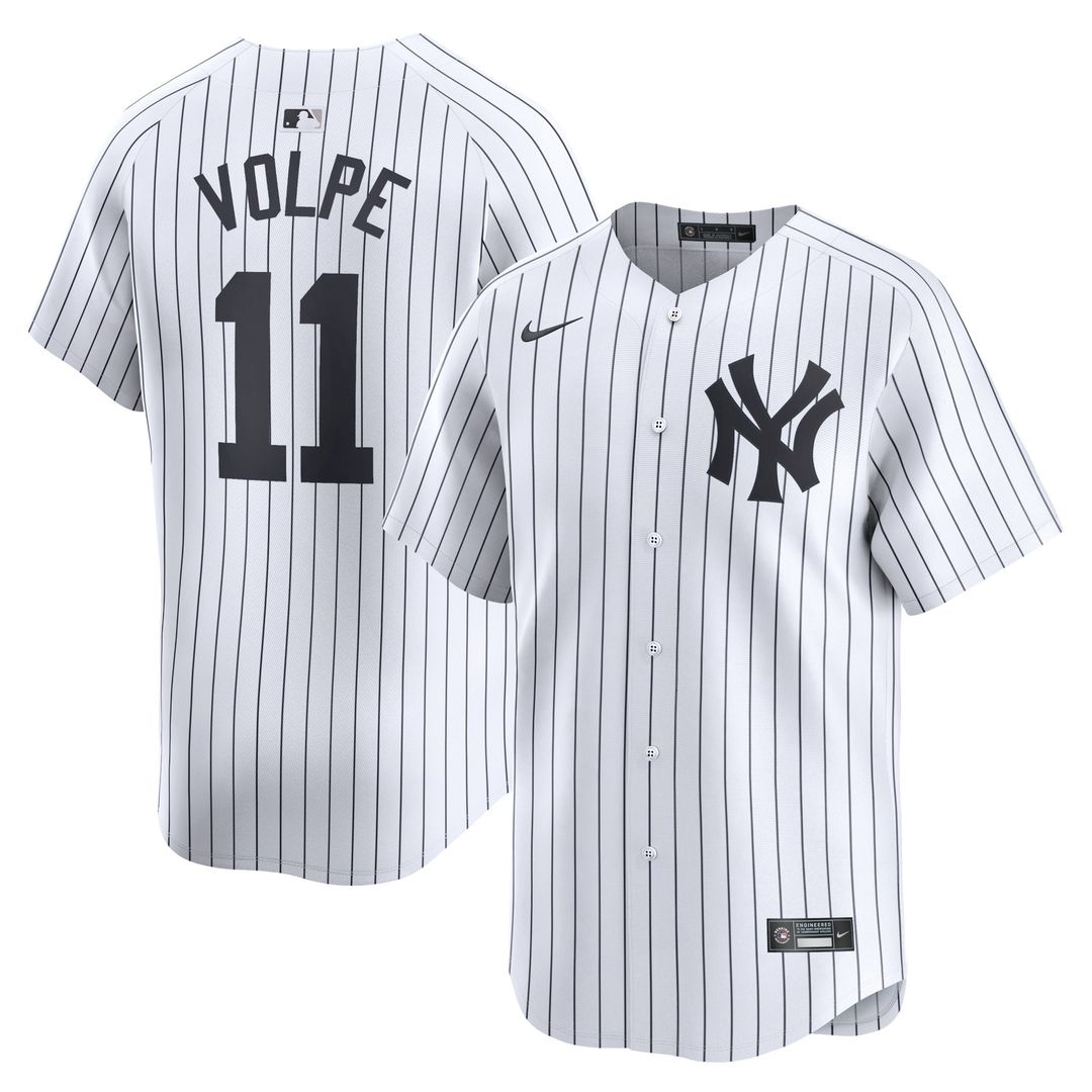 Men's New York Yankees Anthony Volpe Gray Away Player Jersey
