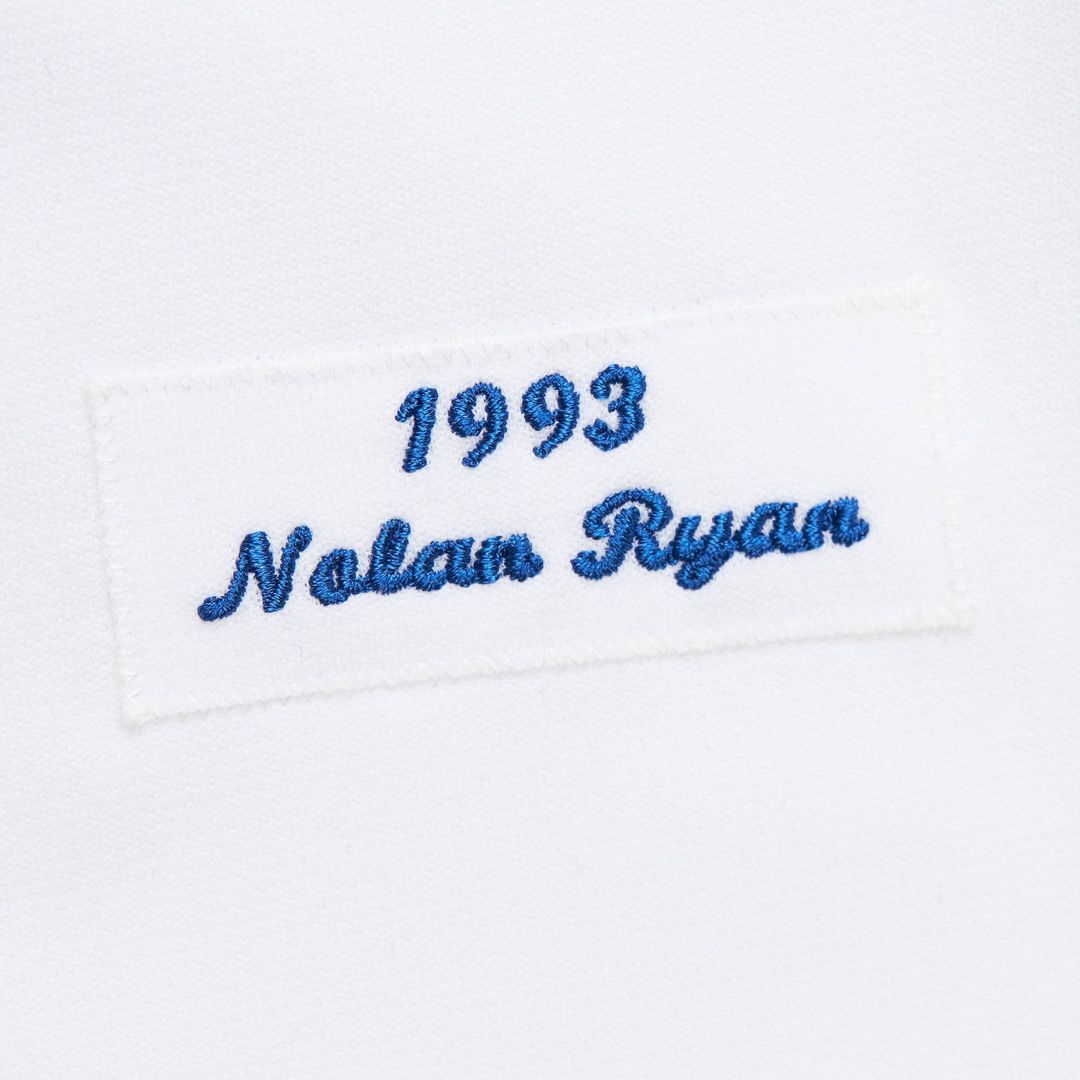 Men's Texas Rangers Nolan Ryan White 1993 Jersey