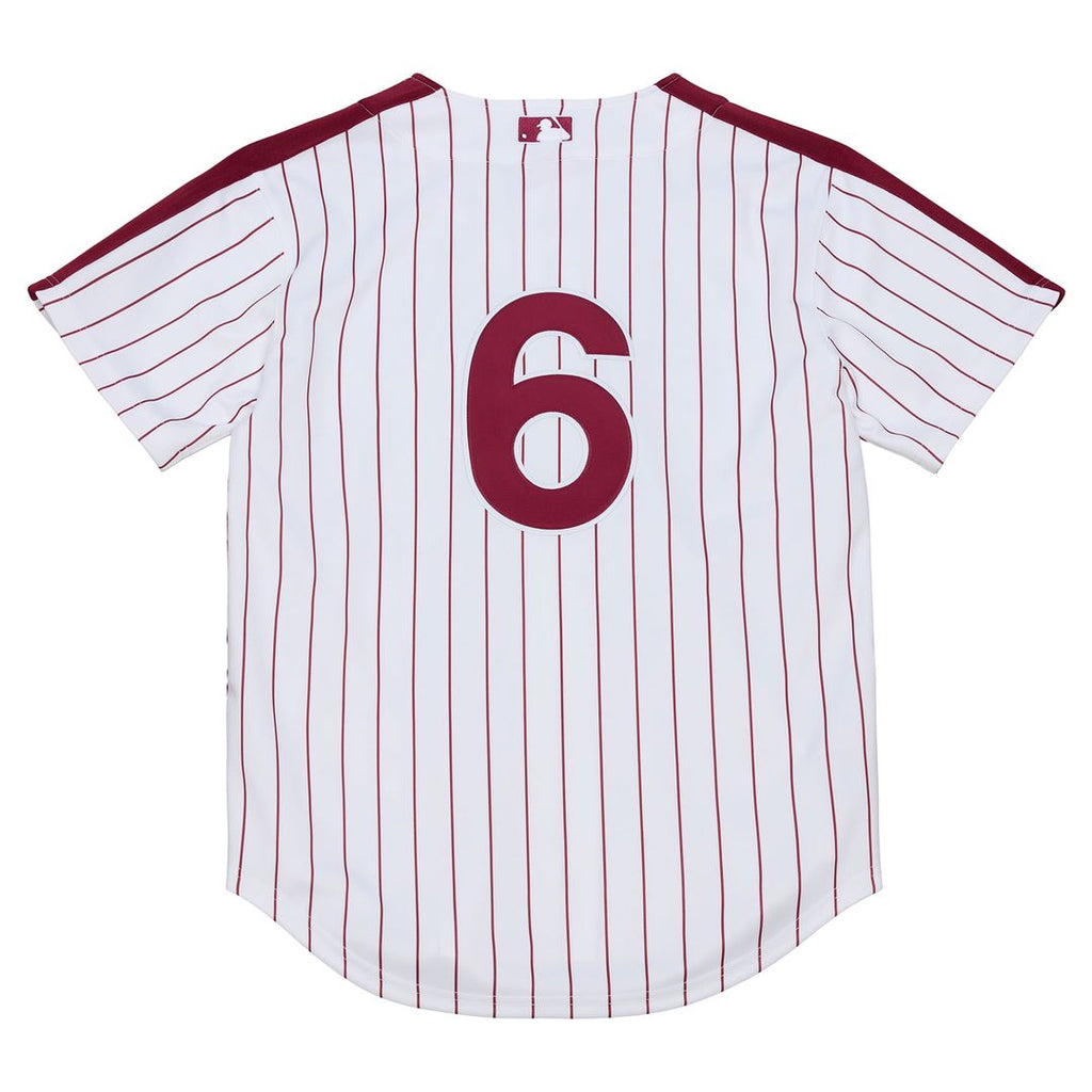 Men's Philadelphia Phillies Jimmy Rollins White 2003 Jersey