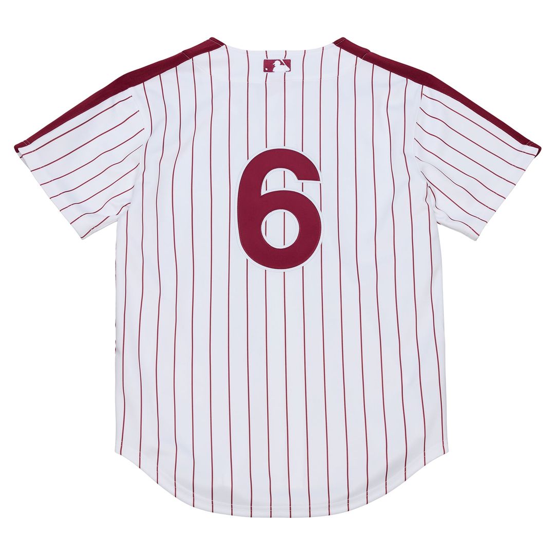 Men's Philadelphia Phillies Jimmy Rollins White 2003 Jersey