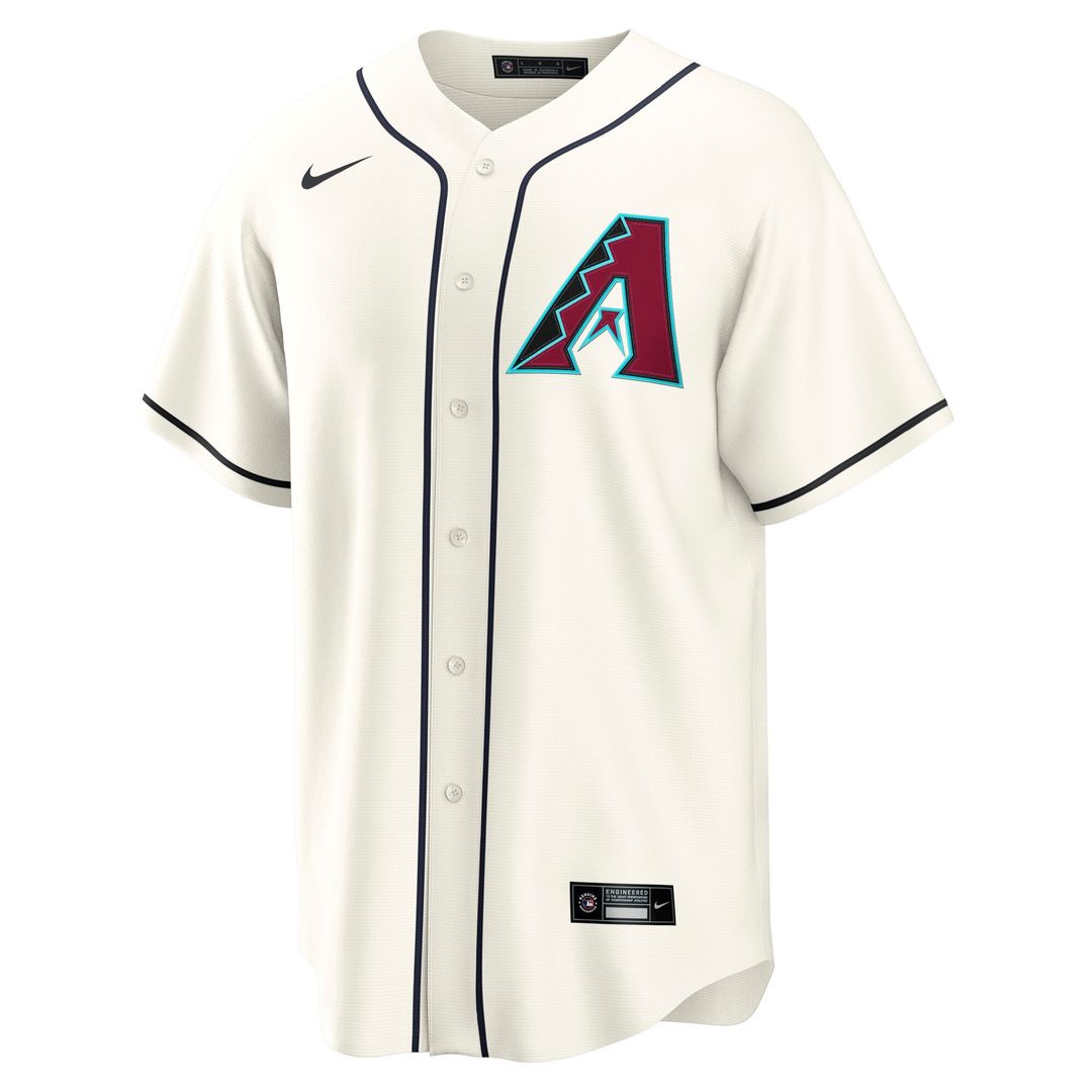 Men's Arizona Diamondbacks Corbin Carroll Cream Home Replica Jersey