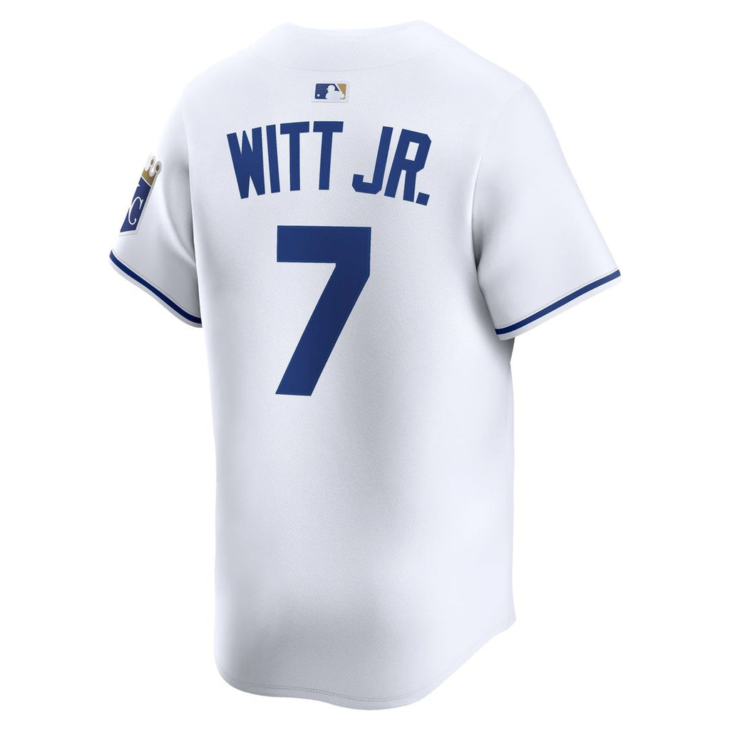 Men's Kansas City Royals Bobby Witt Jr. White Home Player Jersey