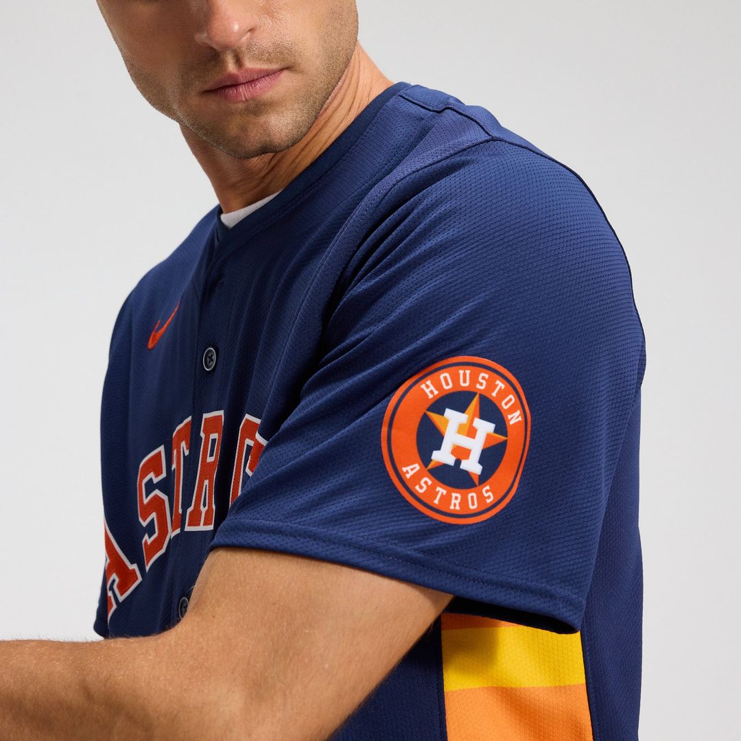 Men's Houston Astros Jose Altuve Navy Alternate Player Jersey