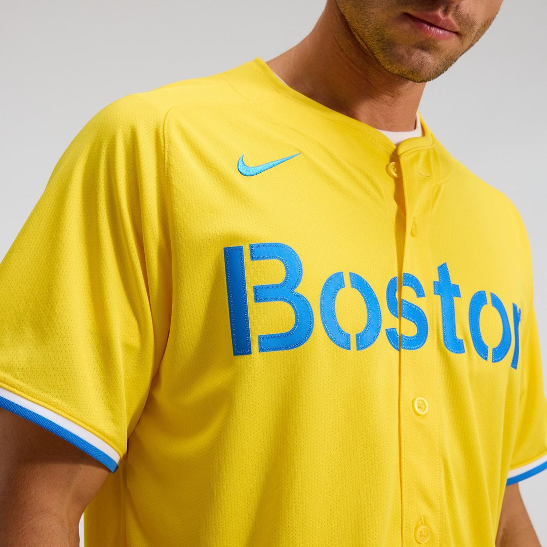 Men's Boston Red Sox Gold City Connect Jersey